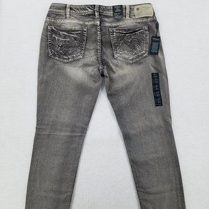 Silver Aiko Skinny 31 x 31 10M Gray Jeans NWT